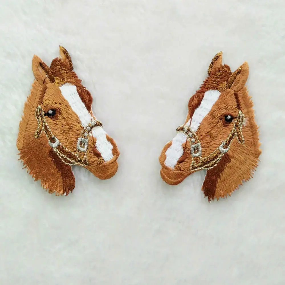 1 пара модная вышитая аппликация в виде лошади|embroidered iron|iron onembroidered iron on |