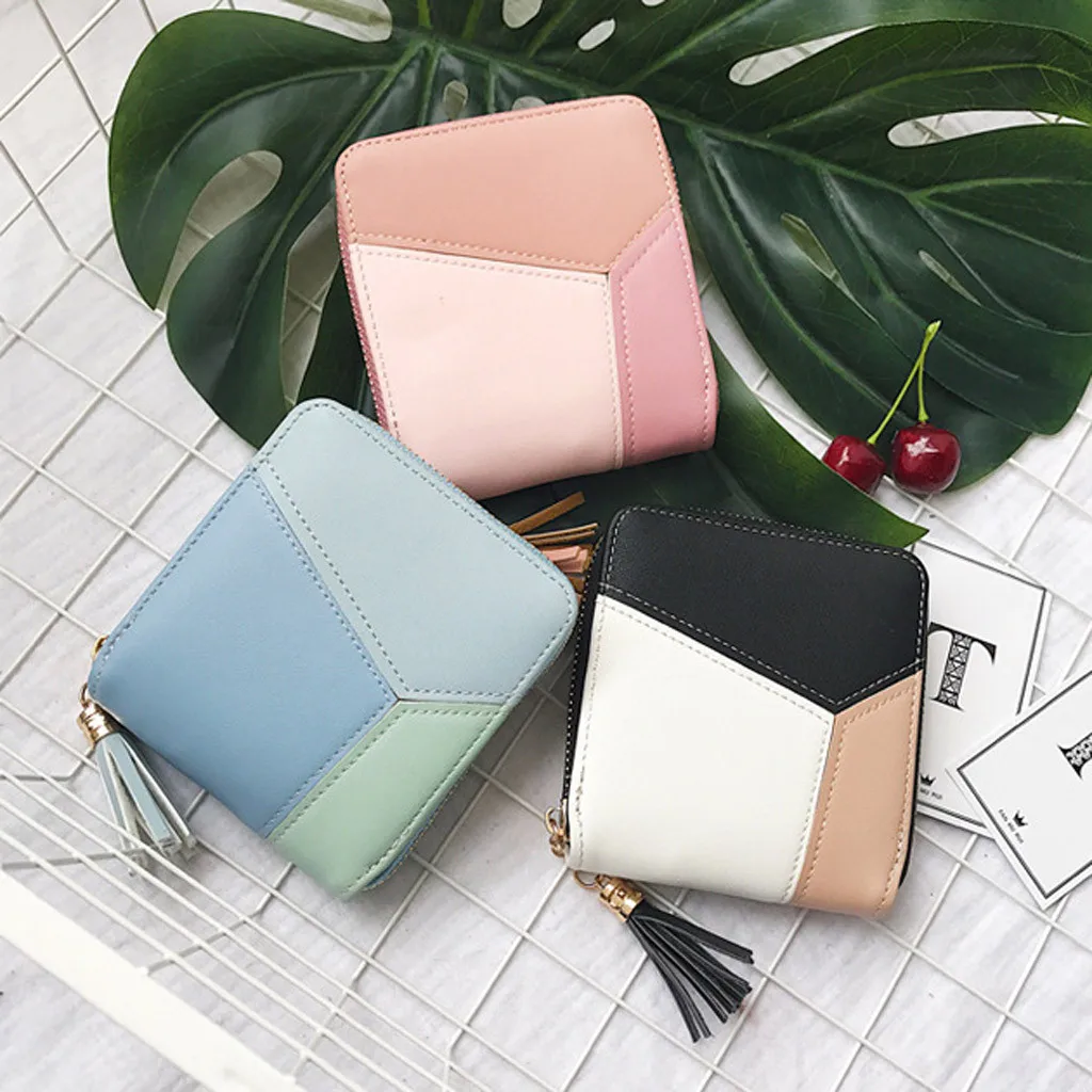 Женская сумка модный симпатичный кошелек из мягкой кожи держатель для кредитных