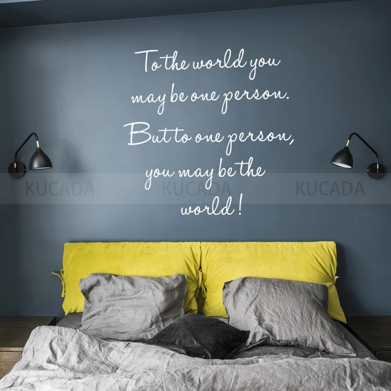 Vinyl Nordic Simplicity English Life Motto Wall sticker Living room Bedroom Home Decoration Art Murals JG4238 | Дом и сад