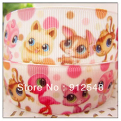 YJHSMY XW3131, 22 мм серия hello kitty печатная корсажная лента, аксессуары для одежды, лента для свадебного подарка - Цвет: 10 yards