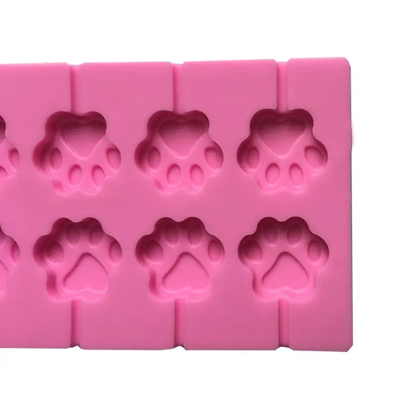 Силиконовая 3D форма в виде кошачьего лапки 12 Ячеек | Дом и сад