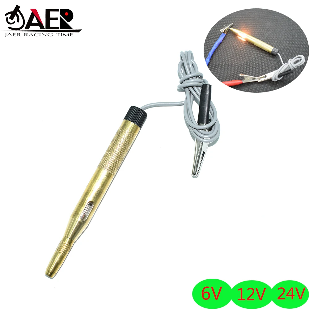JAER 6 в 12 24 инструмент для ремонта автомобиля мотоцикла тестер цепи измеритель