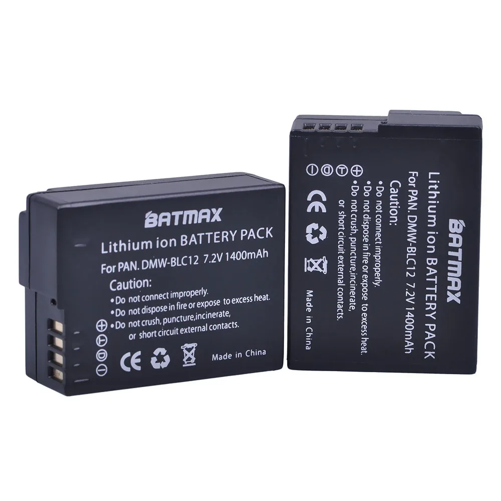 2 шт. встроенный аккумулятор DMW BLC12 DMWBLC12 + зарядное устройство USB с ЖК-дисплеем для