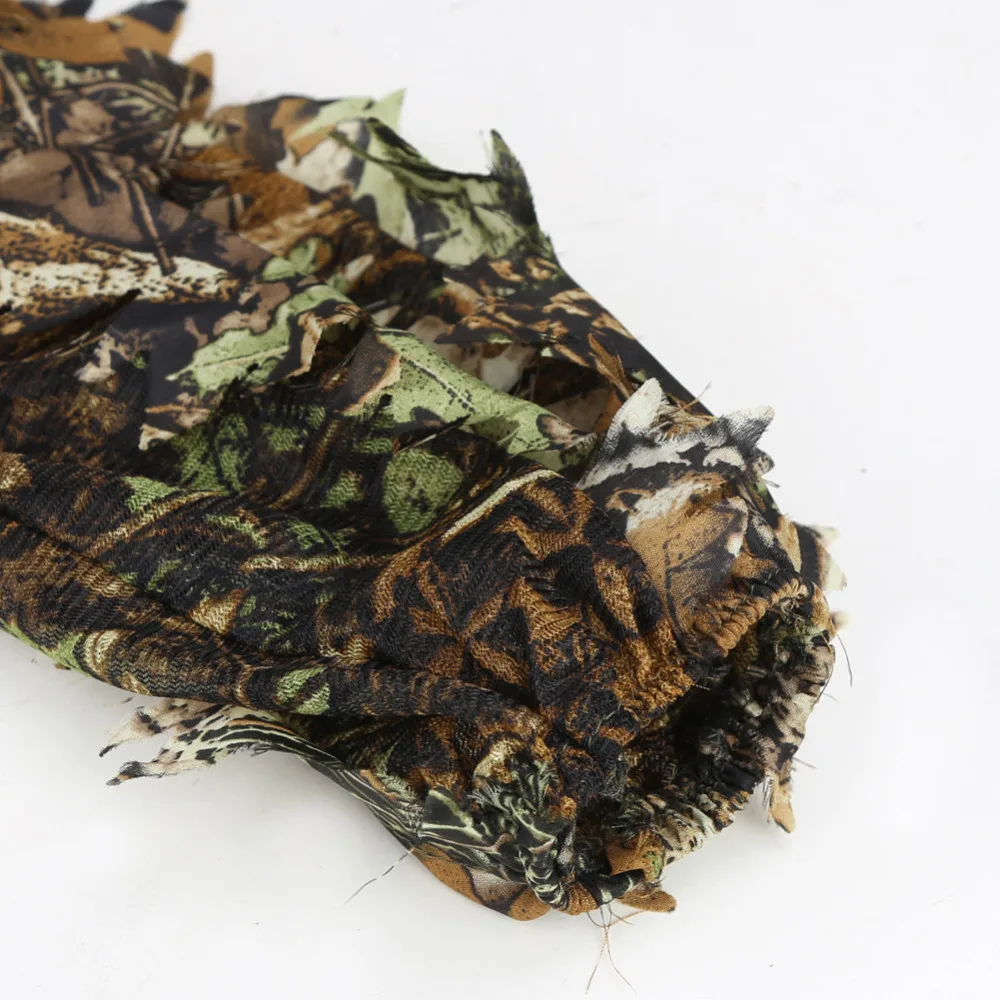 Открытый 3D листья листьев камуфляж одежда джунгли лесной Охота Ghillie костюм