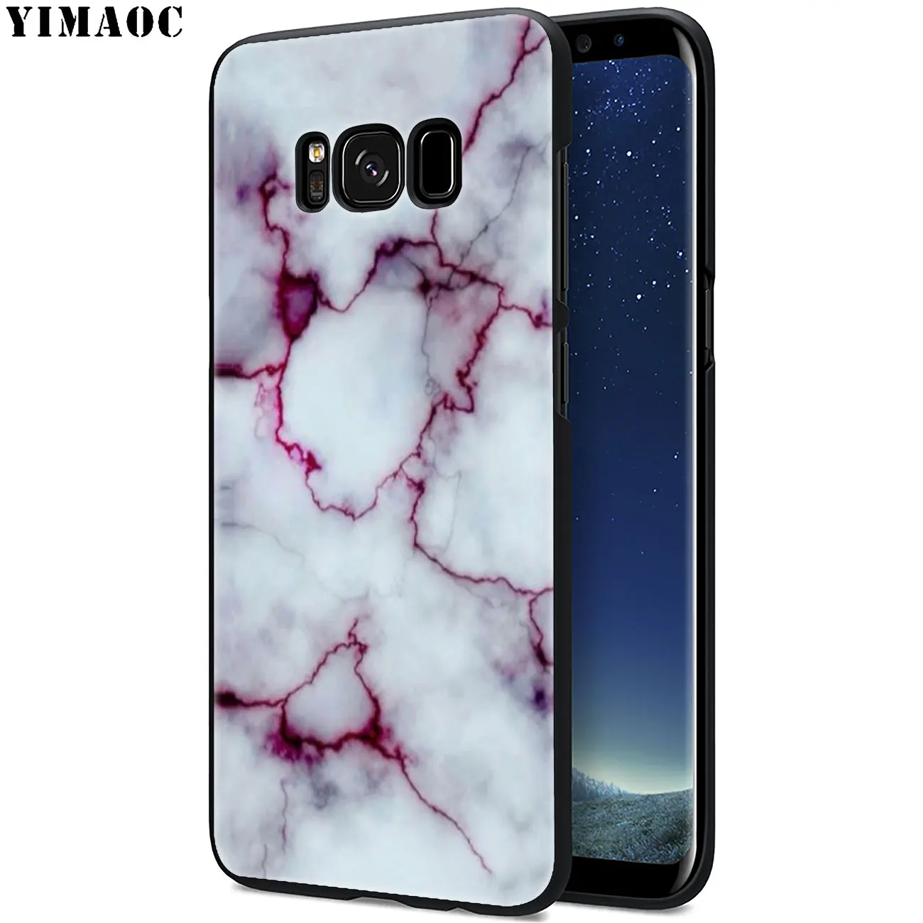 YIMAOC новейший модный мраморный Мягкий силиконовый чехол для Samsung Galaxy A6 A9 A8 A7 2018 A3 A5