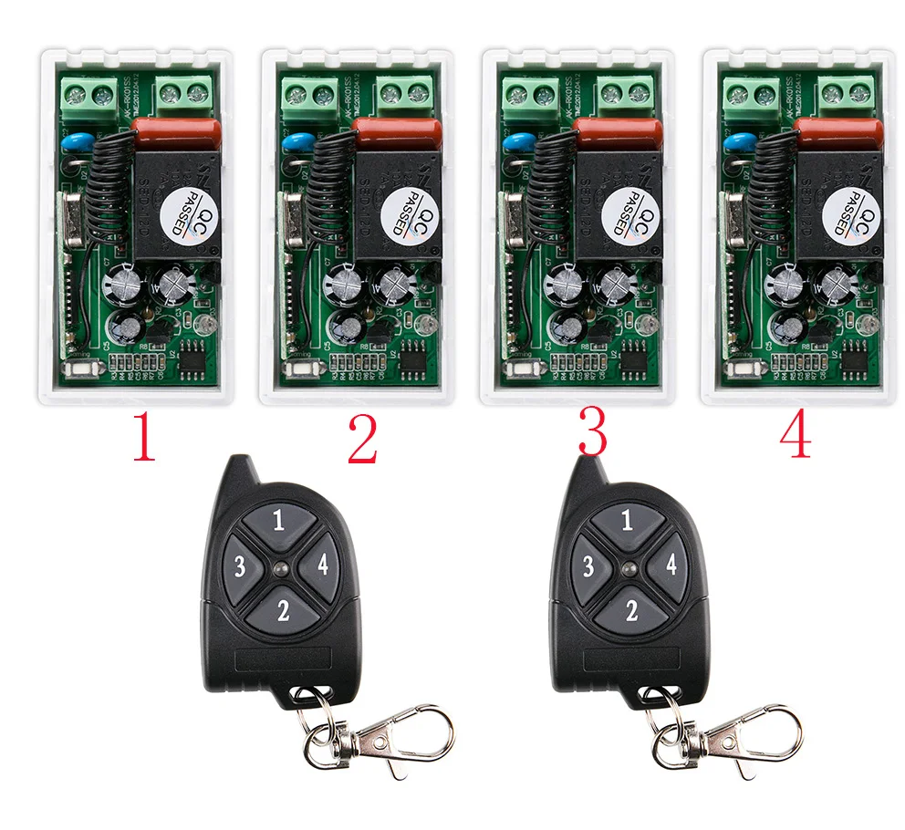

Релейный приемник для умного дома, 433 В переменного тока, 1 канал, 10 А
