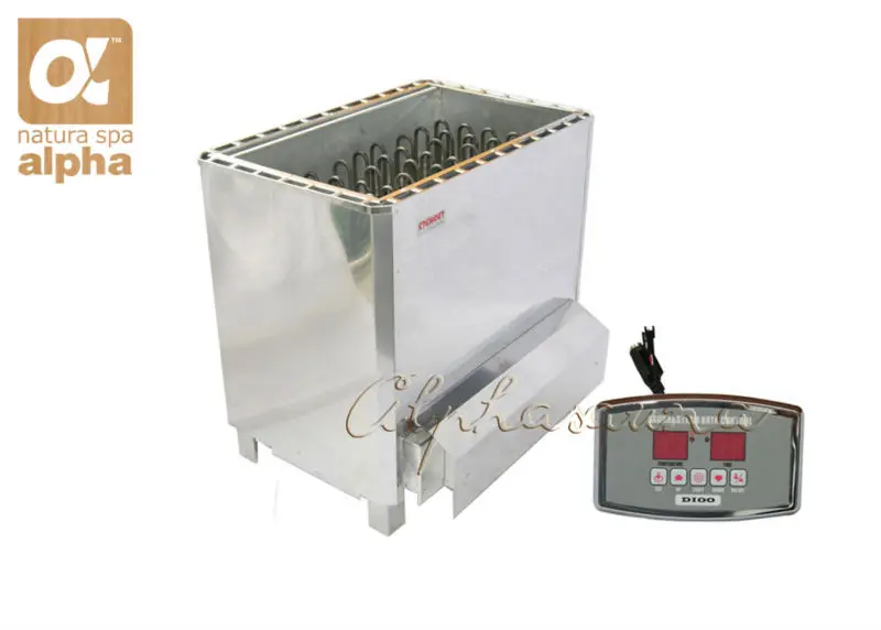 

Free shipping 15KW220-240V stainless steel sauna heater with Wall mounting ST-135T Controller Sauna room accessories