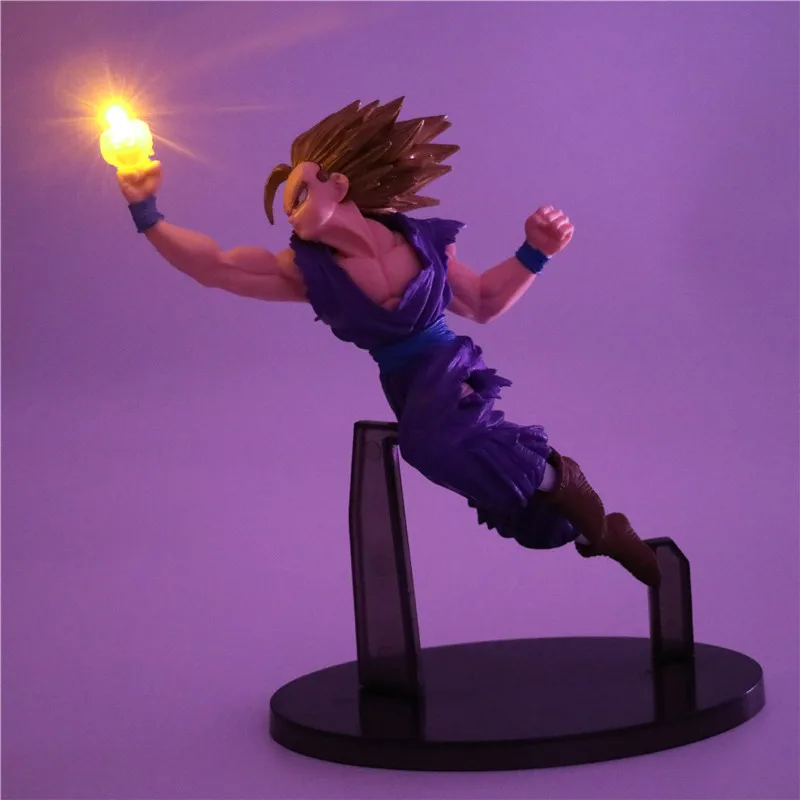 Аниме Dragon Ball Z Son Gohan Master Stars ночник DBZ Экшн фигурки Стрекоза Коллекционная модель игрушка декор комнаты лампа - Испускаемый цвет: Цвет: желтый