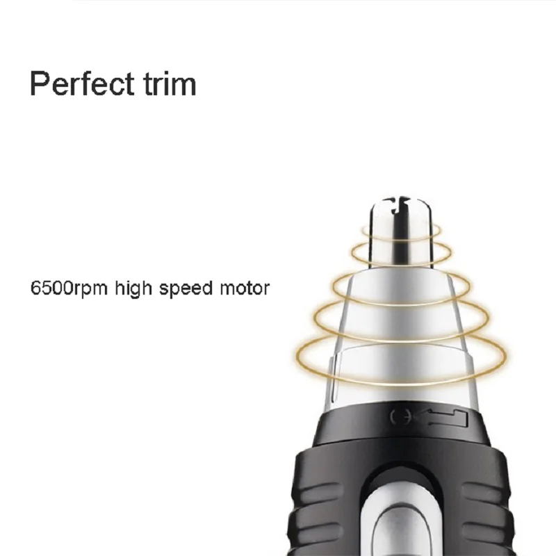 

2 in 1 Electric Shaving Nose Trimmer Safe Face Care Ear Hair Removal Hair Eyebrow Trimer Clipper for Man