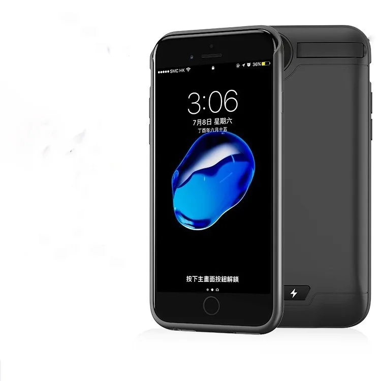 Ультратонкий Внешний чехол подставка для iPhone 6 6s 7 8Plus Внешнее зарядное устройство