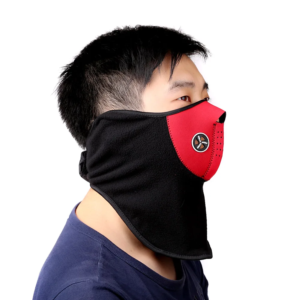 Зимняя Термальная флисовая маска для лица езды на велосипеде мотоцикле спорта