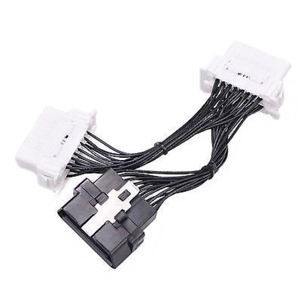 Kwokker 2016 OBD 2 1 J1962 Y кабель женский 16 Булавки Splitter Расширение авто разъем оптовая