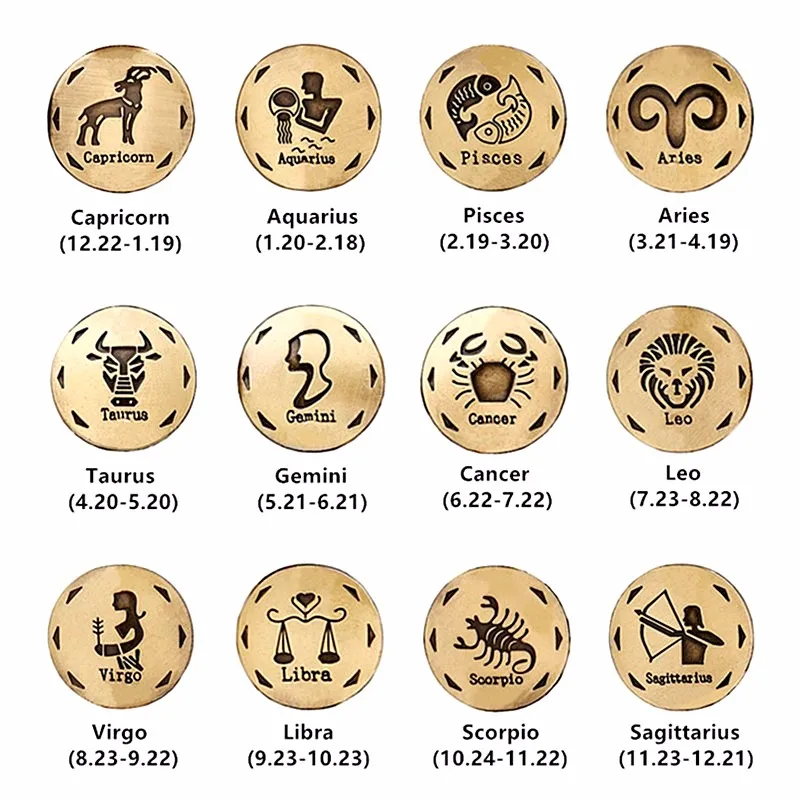 12 стилей! Кожаный браслет для мужчин Скорпион Лев дева Козерог Стрелец близнецы