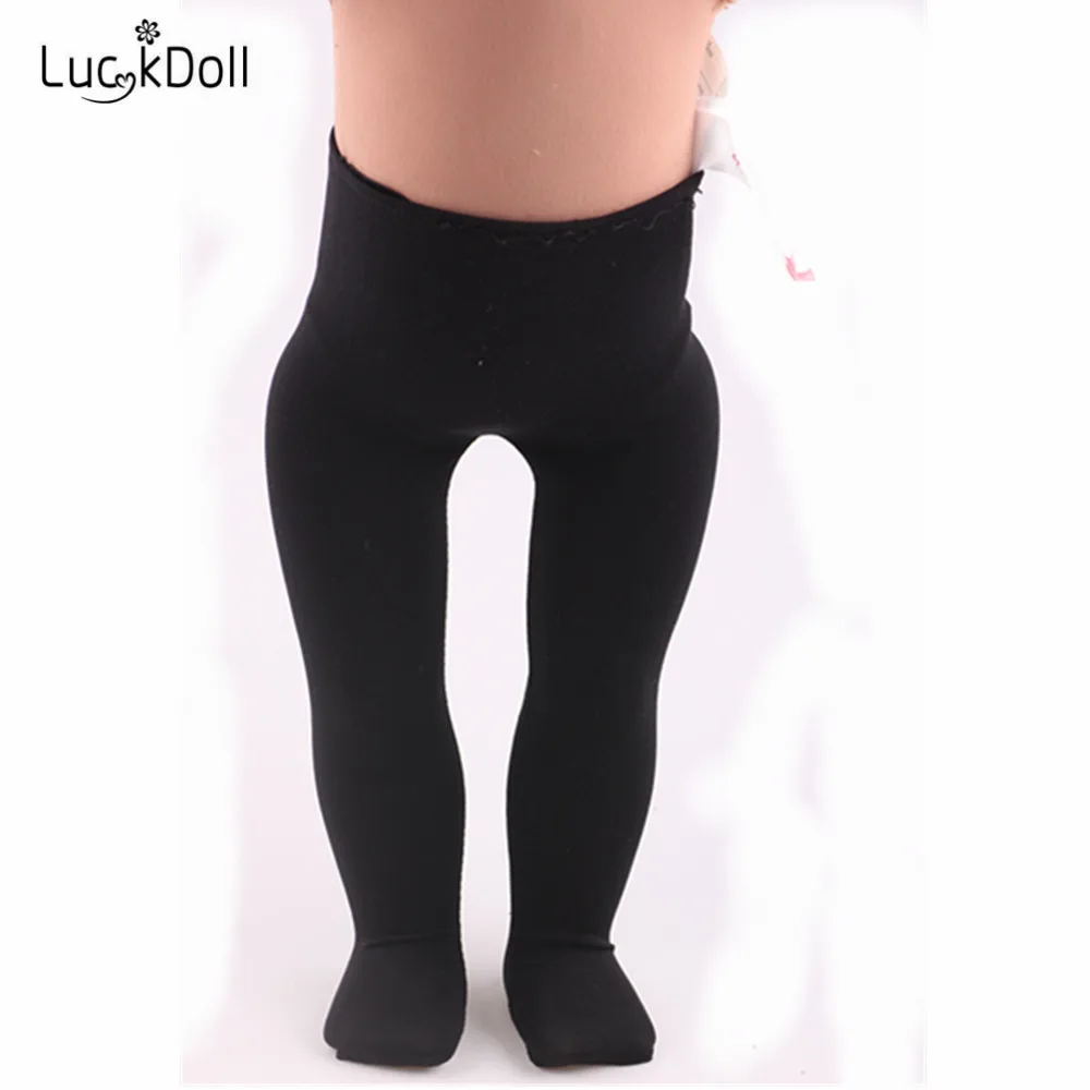 Легинсы LUCKDOLL однотонные подходят для детей размером 18 дюймов американский