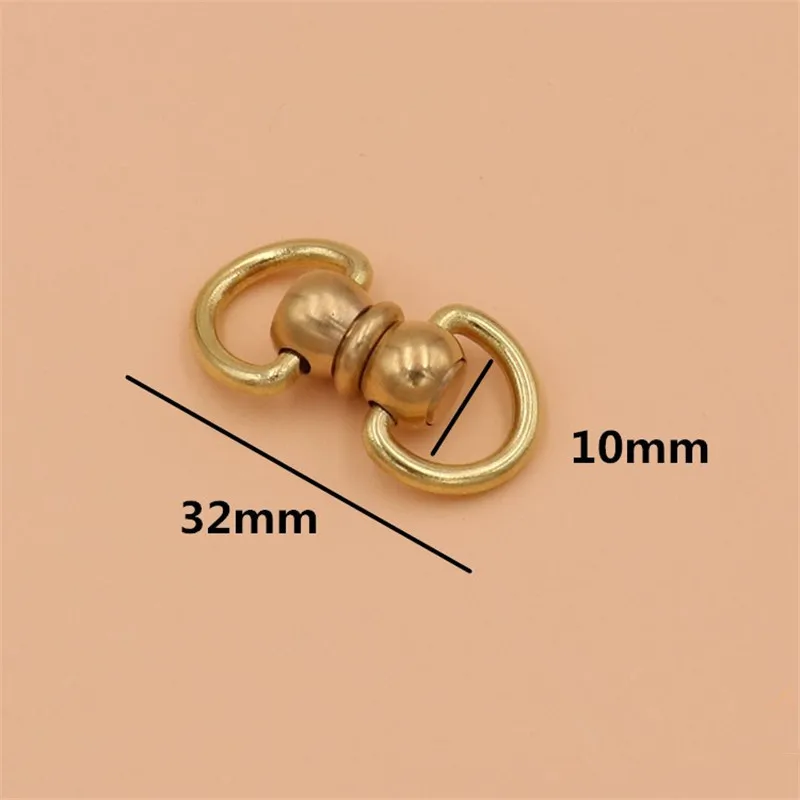 2 шт твердая латунная защелкивающаяся Пряжка для сумки Багажный ремень фурнитура