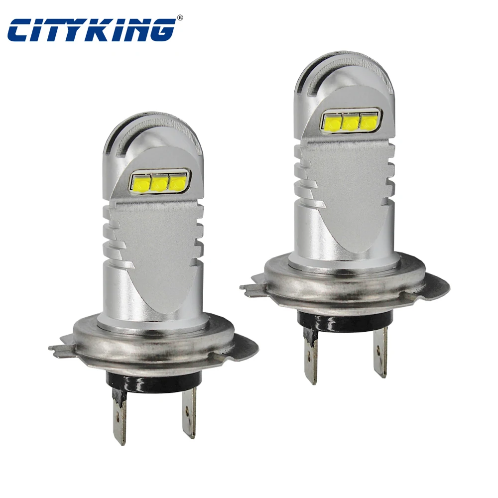 

2 X New Car led Bulb h11 h7 h4 h16 hb4 hb3 H3 30w cree led chip Ultra Bright LED Car Fog lamp Fog Light White car light source