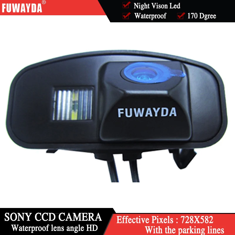 Зеркало заднего вида FUWAYDA для SONY CCD изображение с направляющей линией