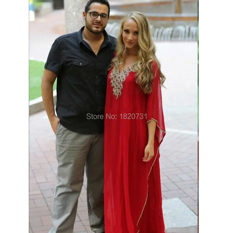 Женское шифоновое вечернее платье роскошное длинное Кафтан ярко синего цвета с