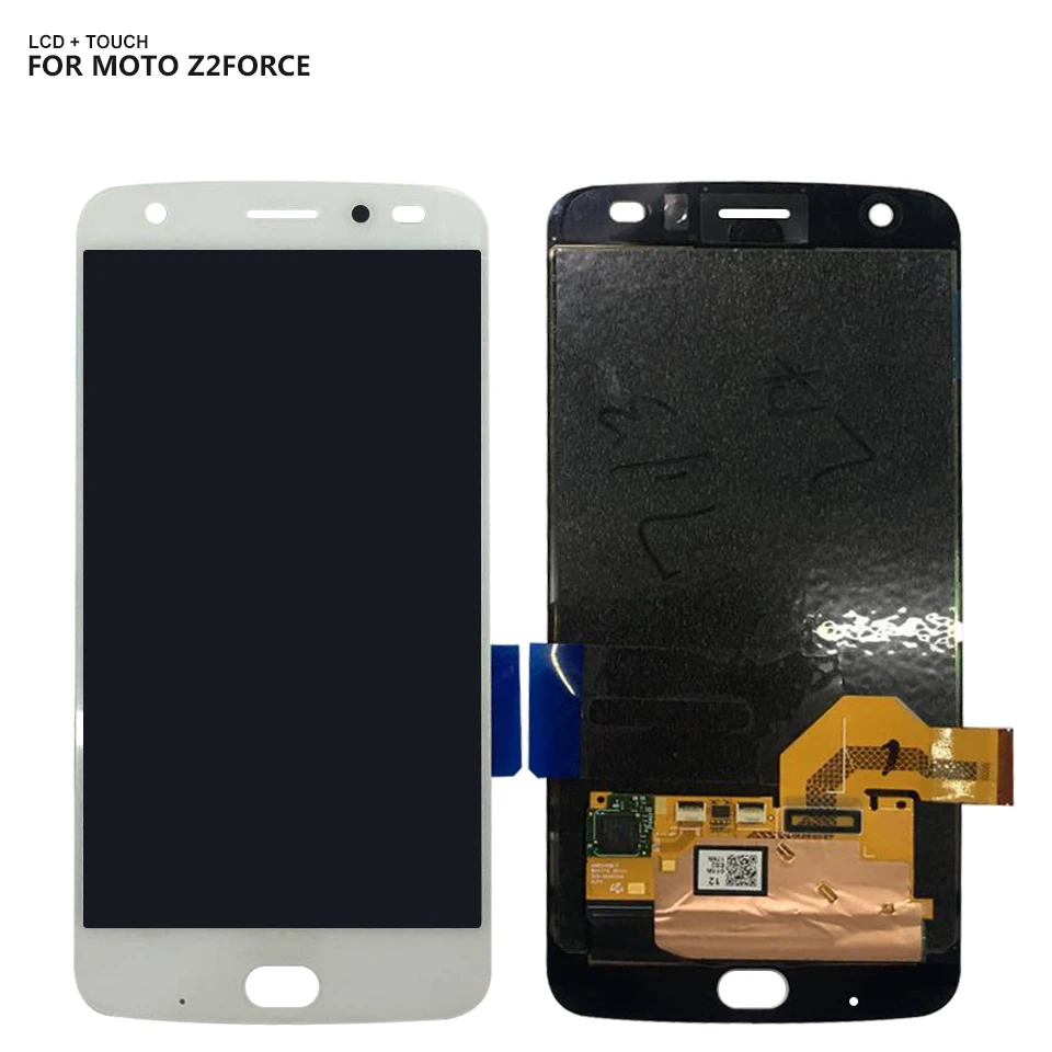 Оригинальный ЖК дисплей для Motorola MOTO Z2 Force XT1789 01 / 04 дигитайзер сенсорный экран в