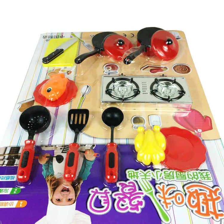 Детские пластиковые Кухонные Игрушки инструменты для приготовления пищи
