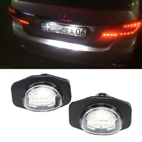 2 шт., светодиодные лампы для номерного знака автомобиля Toyota Corolla Sienna Scion XB XD