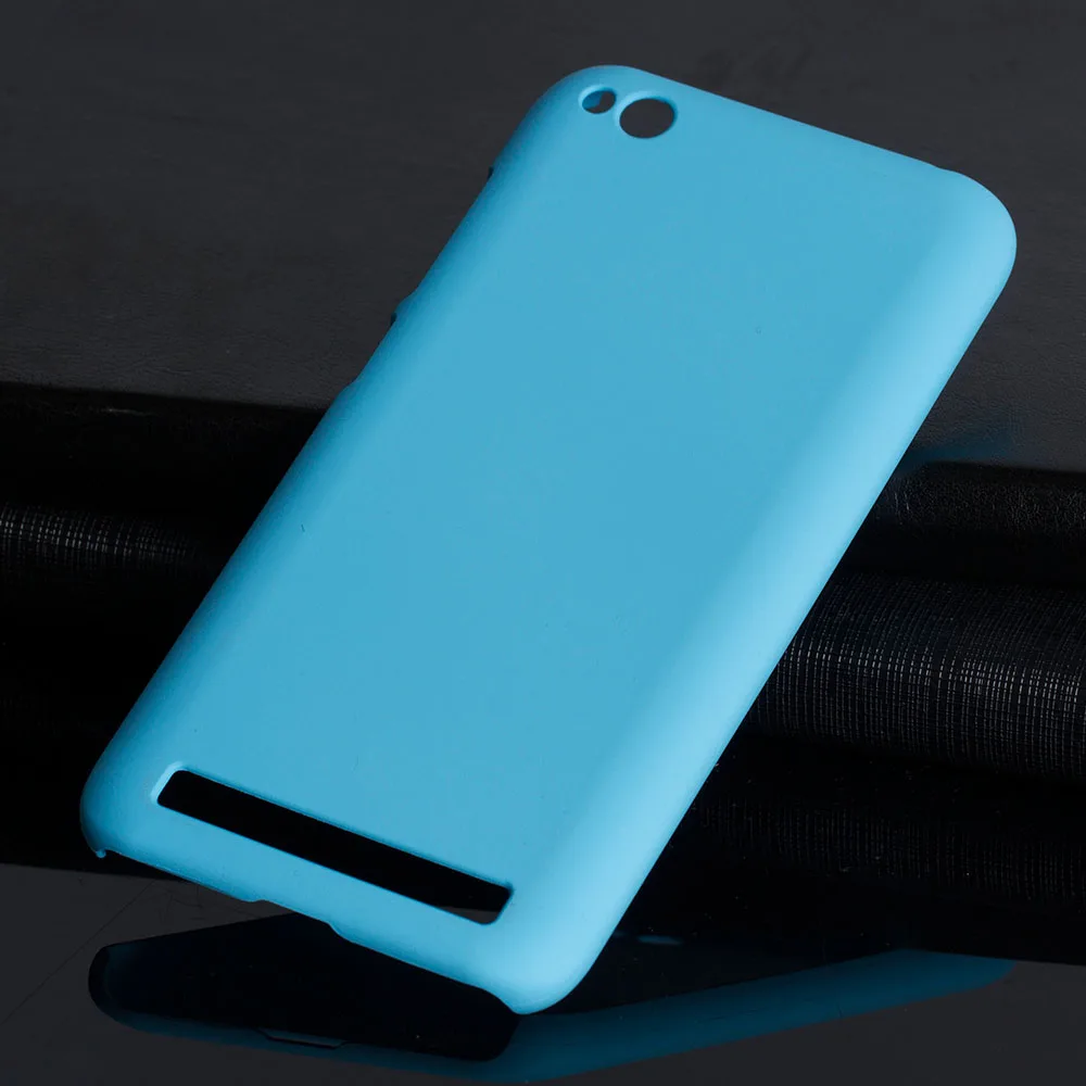 Матовая Пластик Coque 5.0For Xiaomi Redmi 5A чехол для Xiaomi Redmi 5A Redmi5A телефона чехол-лента на заднюю панель - Цвет: Sky Blue