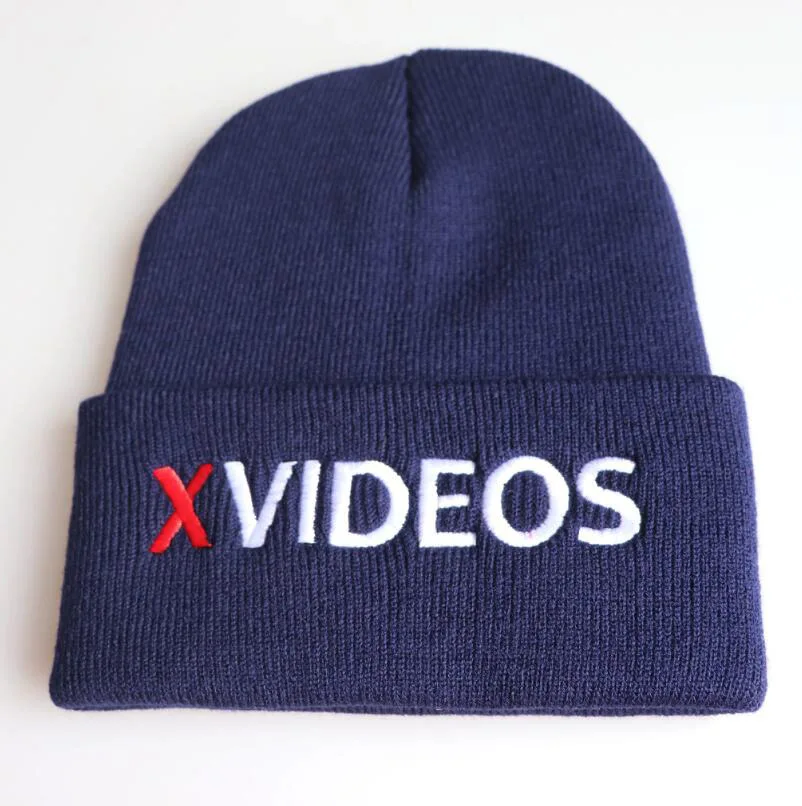 Сексуальная XVideo осенне-зимняя шапка мяу для мужчин и женщин, Повседневные шапки в стиле хип-хоп, вязаные шапки бини, теплая зимняя женская шапка бини - Цвет: xvideos(nave)