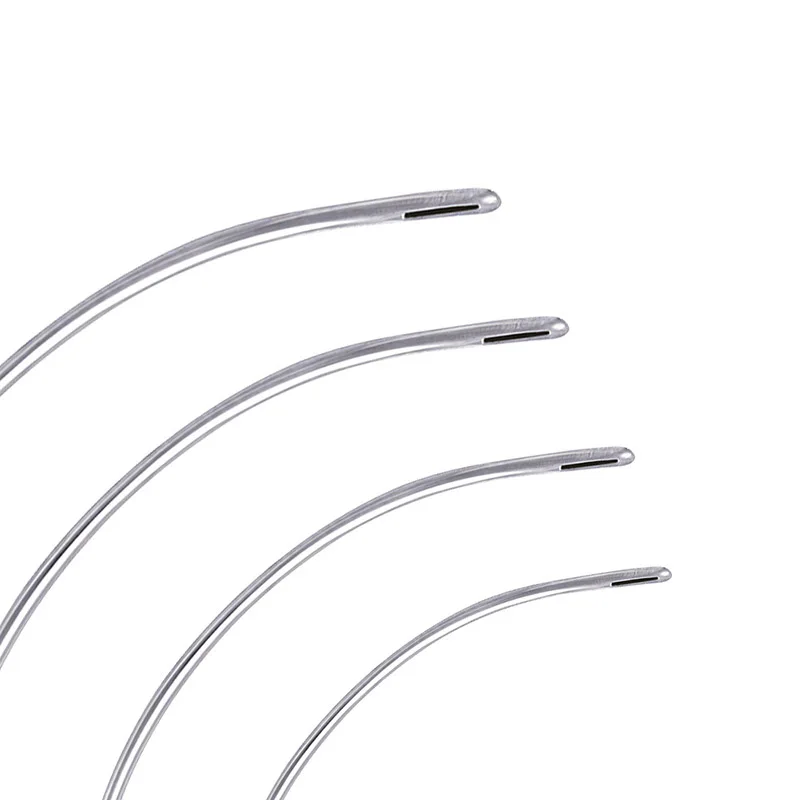 40/60/100 шт C Тип изогнутый Матрас швейные иглы ручные домашние кожаные ремесло ремонт швейные иглы