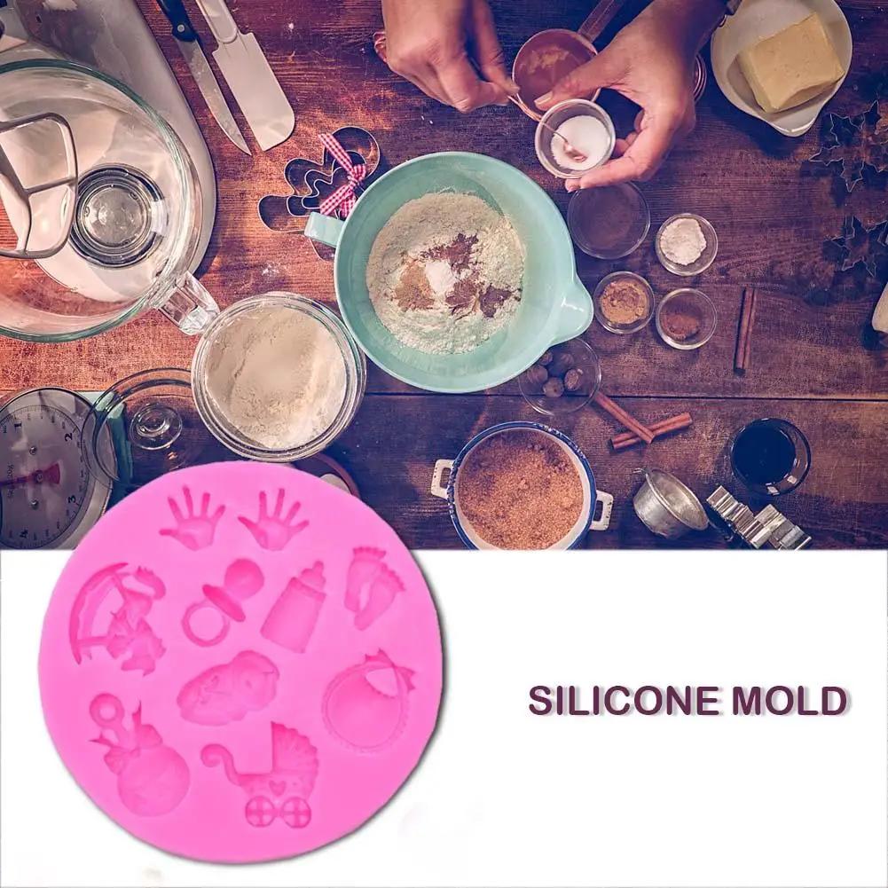 Маленькая лебедь бутылка для детской каретки форма помадки плитка шоколадная