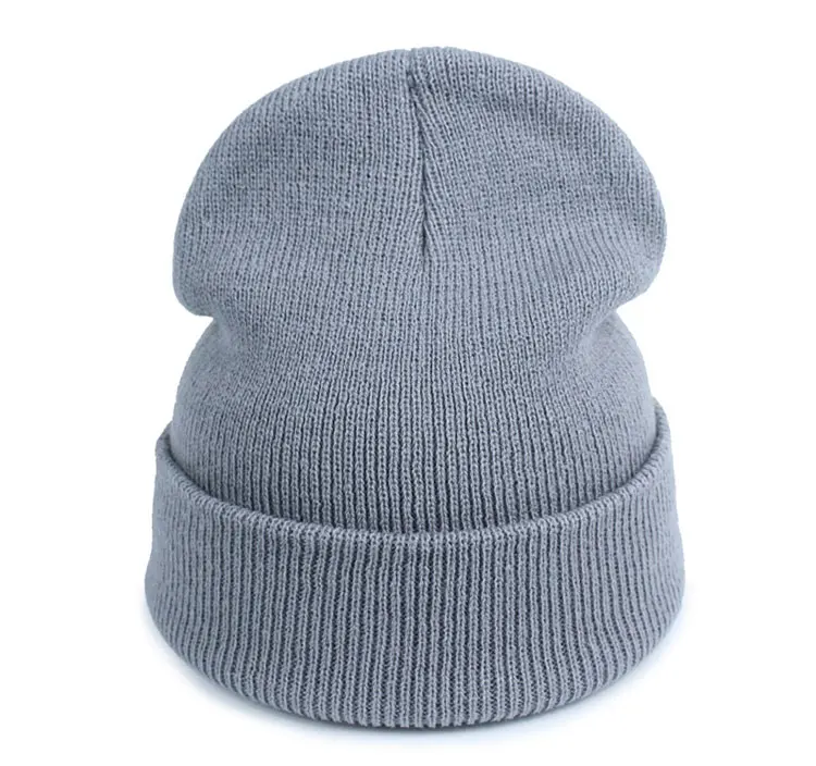 Новинка, модная зимняя шапка для женщин и мужчин, шапка Skullies Beanies, теплые шапки унисекс, вязаные шапки для мужчин, шапки бини, простая теплая мягкая шапка