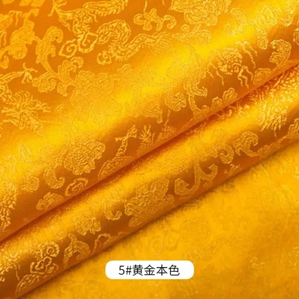 5 Китайский стиль парча жаккардовая атласная ткань для Cheongsam кимоно и сумка лоскутное рукоделие материал Различные цвета TJ0246 - Цвет: 5