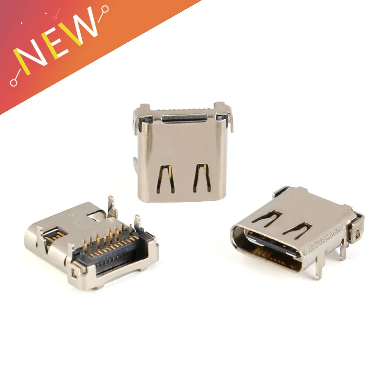

5 шт. Micro USB-3.1 DIP/SMD 24P type-c гнездо DIP4 двусторонний Hd интерфейс передачи для смартфонов зарядный конец разъем