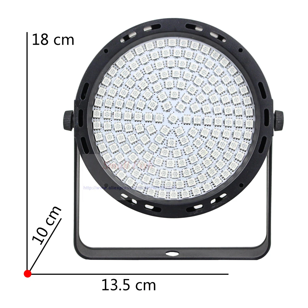 169 шт. RGB 3в1 SMD 5050 светодиодный плоский Par-прожектор DJ Par пульт дистанционного управления DMX512 свет DMX DJ размытый свет сцена диско вечеринки свет