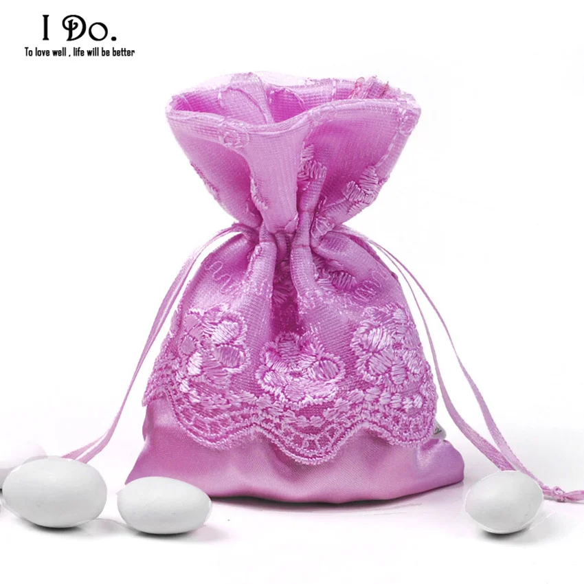 Бесплатная доставка 10 шт. Кружево свадьбы пользу сумка коробка конфет lembrancinhas