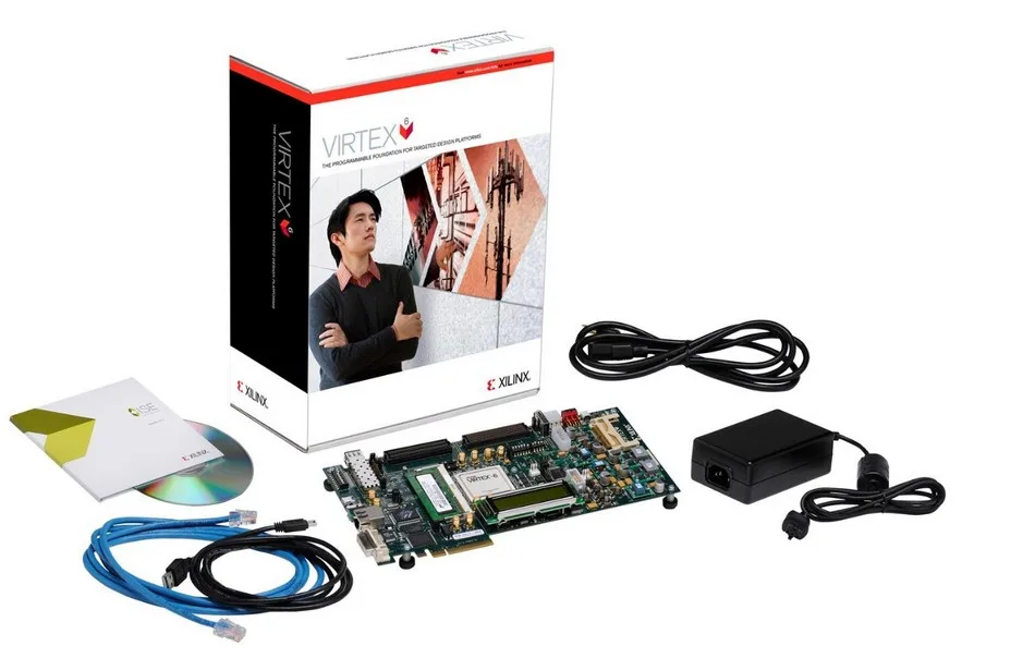 Новая плата Xilinx VIRTEX 6 PCIe Gen SFP FMC SMA UART|Хранилища для электроники| |