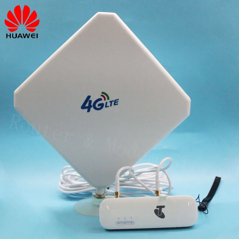 Разблокированный беспроводной маршрутизатор huawei 4G E8372 (с антенной) LTE USB Wingle
