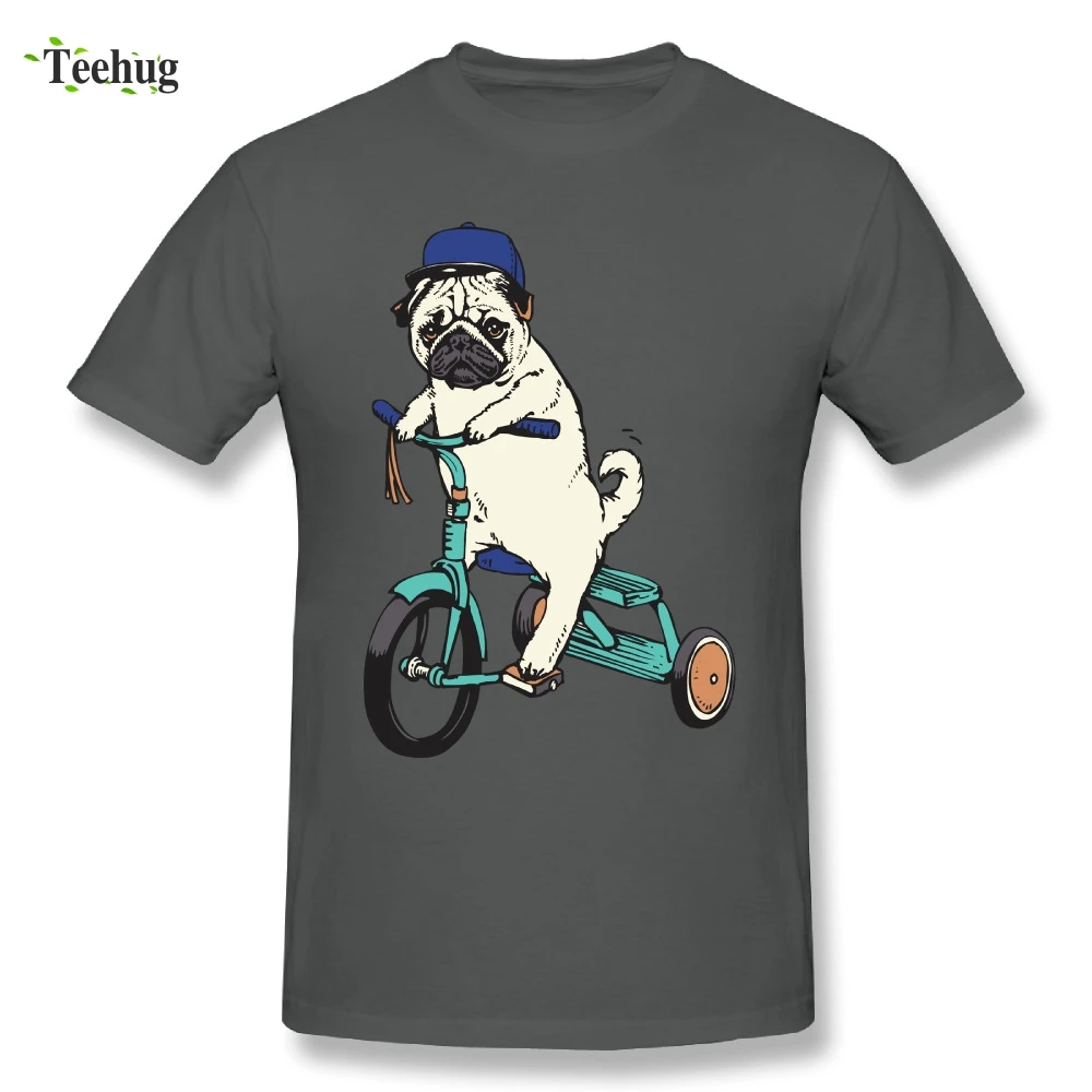 Fashion Boy Pug Dog T Shirts Comfortable Cartoon Pet Print T-Shirts