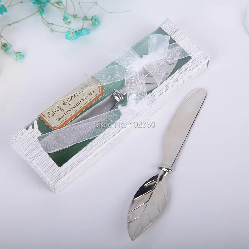 Свадебные сувениры в форме листьев нож для масла свадебные помолвки украшения