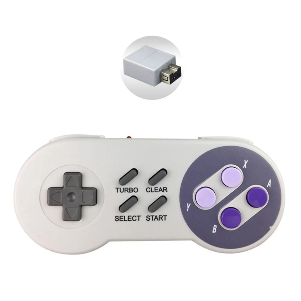 2 4G USB Беспроводной контроллер геймпад для супер nasud NES SNES Классические мини
