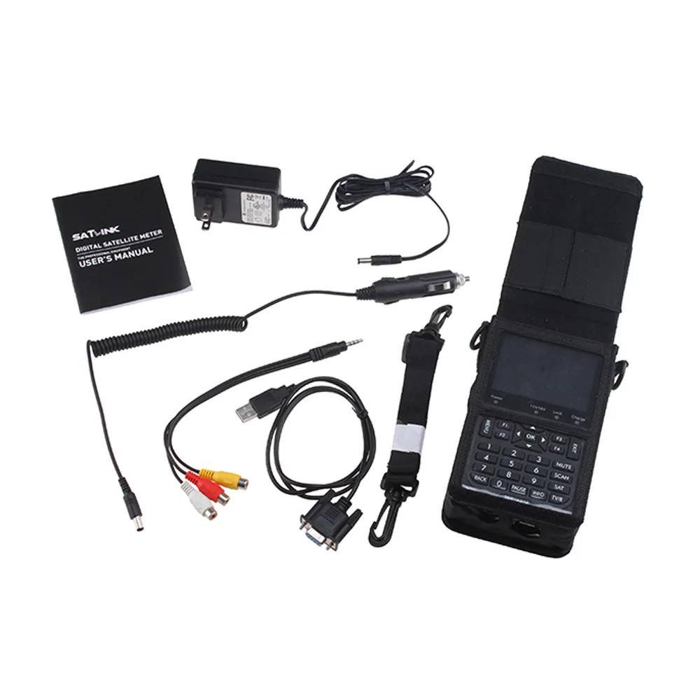 Горячая продажа оригинальный Satlink WS-6908 3 5 ЖК-DVB-S FTA цифровой сигнал ws 6908