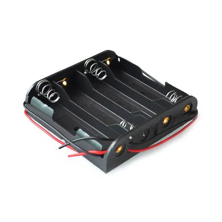 【SIMPLE ROBOT】 батарейки AA 4 шт. Батарея хранения Чехол Пластик коробка держатель с 6