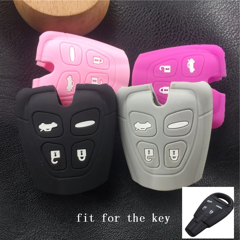 key case cover For SAAB 9-3 9-5 93 95 silicone car key cover case shell