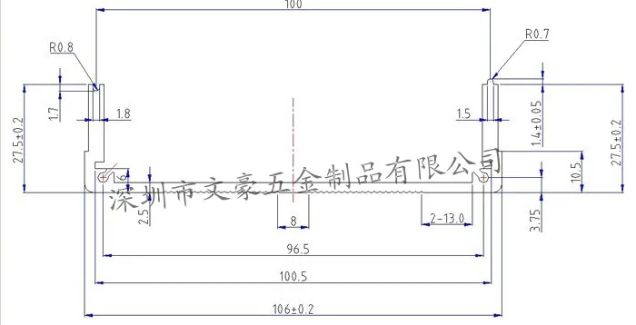 Тепловое излучение разделенный алюминиевый корпус усилитель мощности профиль