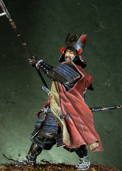 Новый разобранный 1/18 90 мм японский общий Kato Kiyomasa фигурный набор из смолы DIY
