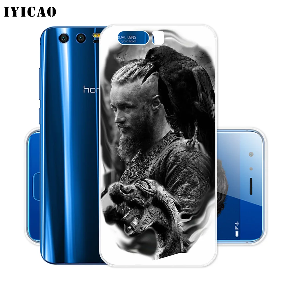 Мягкий силиконовый чехол IYICAO Vikings Serie 4 для Huawei Y9 Y7 Y6 Prime 2018 Honor 8C 8X 8 9 10 Lite 7X 7C 6A 7A