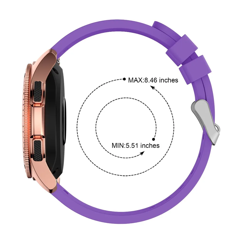 20 мм силиконовый ремешок для наручных часов samsung Galaxy Watch 42 на запястье Шестерни S2