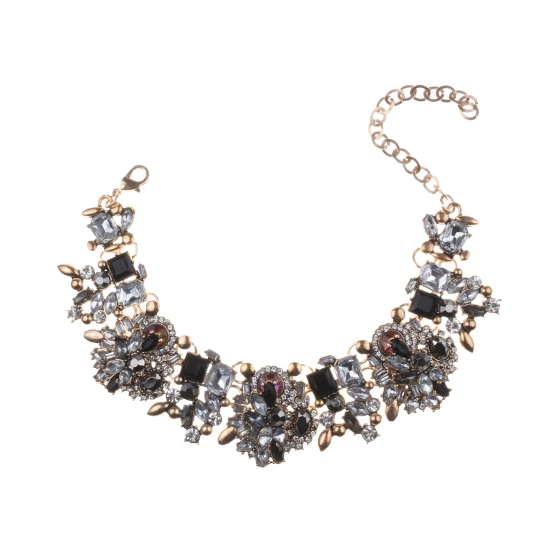Роскошные Стразы Bijoux камни свободные модные серьги вечерние Ювелирные наборы ожерелье Браслеты Комплект сережек для женщин