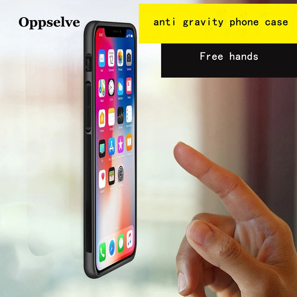 Oppselve антигравитационный чехол для iPhone XS Max XR X 8 7 6S: детей от 6 до 12 лет Антигравитационные TPU рамки волшебный
