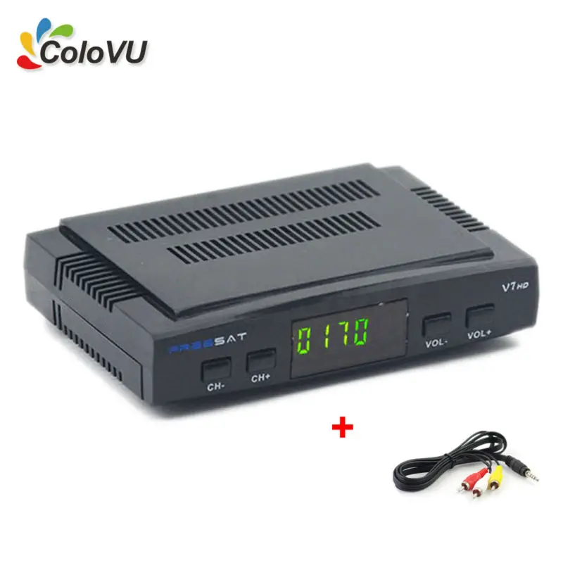 Цифровой Спутниковые антенны freesat V7 HD DVB-S/S2 FTA Декодер каналов кабельного