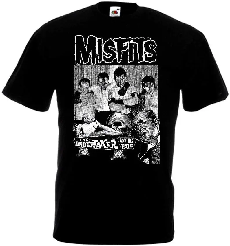 Новая футболка модные футболки Broadcloth Misfits v37 плакат Футболка Черный Все Размеры S